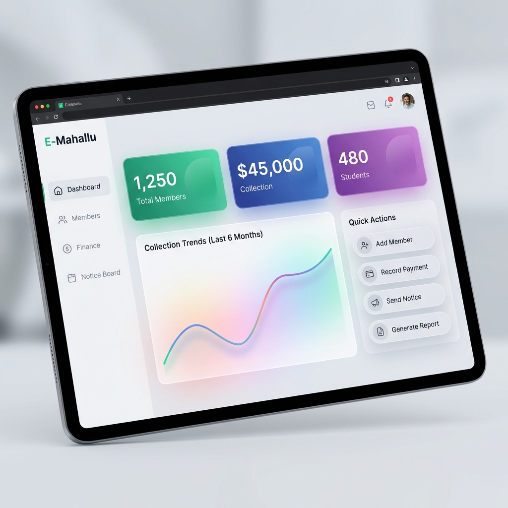 EASY Mahall Dashboard Preview